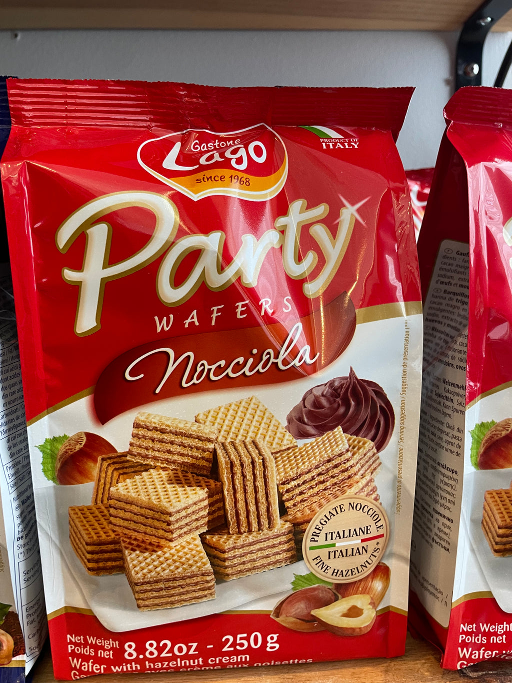 Party wafers hazelnut GAUFRETTES AUX NOISETTES