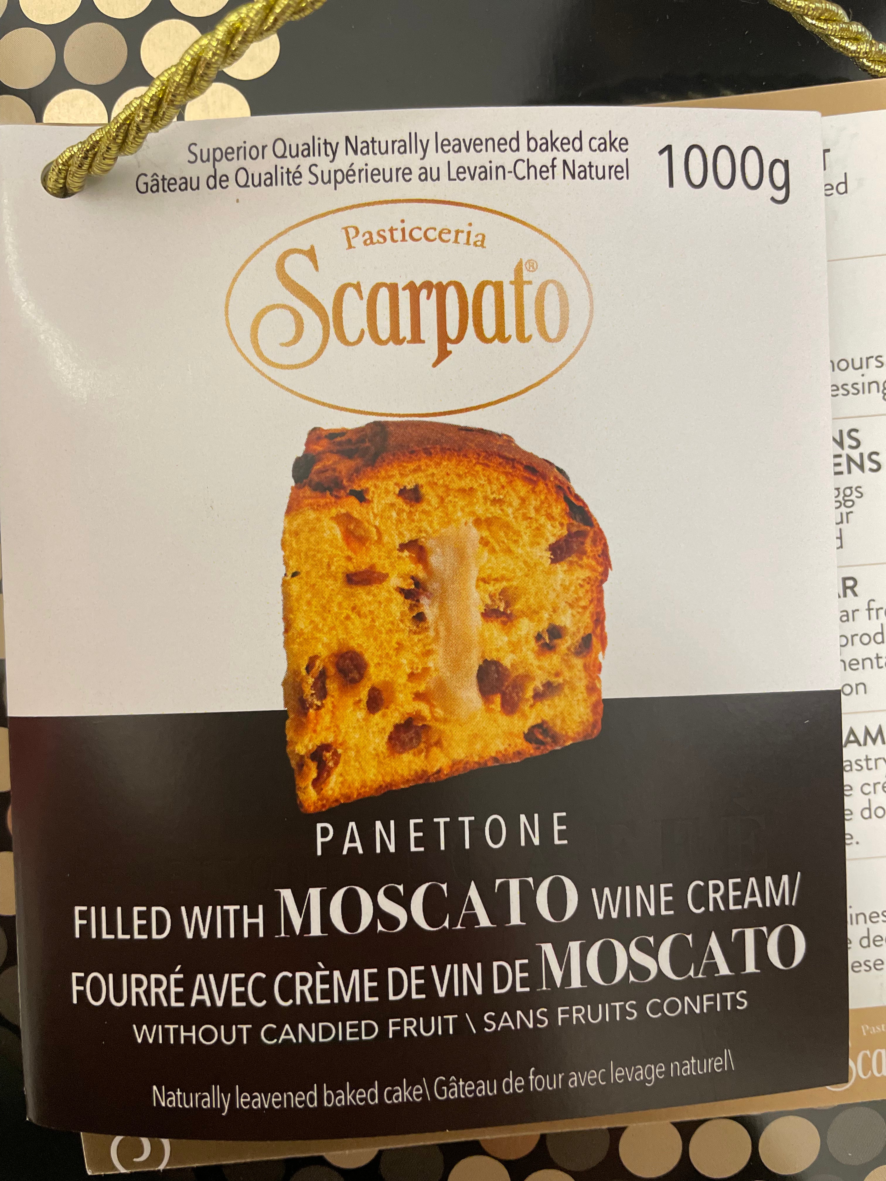 SCARPATO PANETTONE MOSCATO