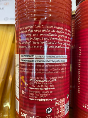 PASSATA DI PUGLIA - ROSSO GARGANO 690ML