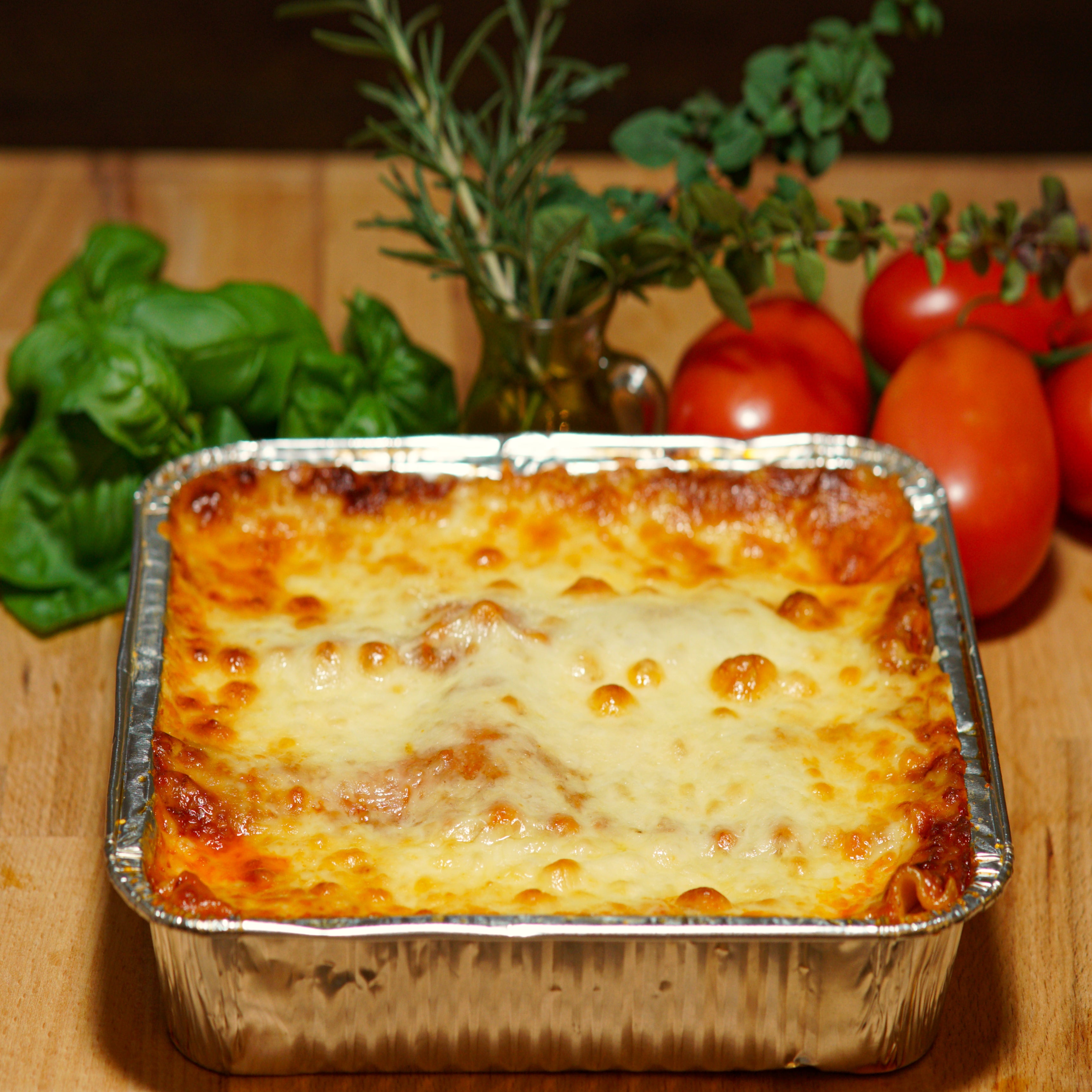 Lasagna Pomodoro di Casa (lasagna sauce tomate avec pâtes maison)