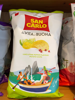 SAN CARLO CHIPS LIME&PINK PEPPER